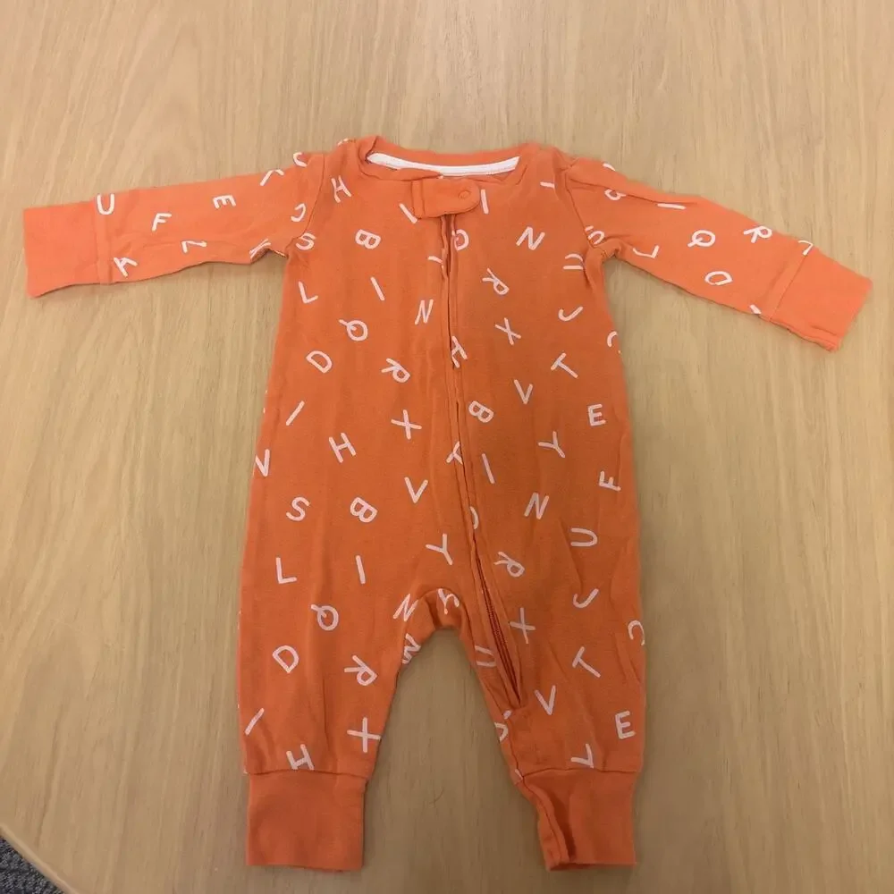 Infant One Piece Body Suit Size 3 Months Pre Owned Long Sleeve One Piece (E5)